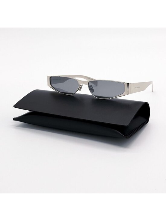 New Saint Laurent Sunglasses Silver Metal Sunglasses SL739 001 main image 7